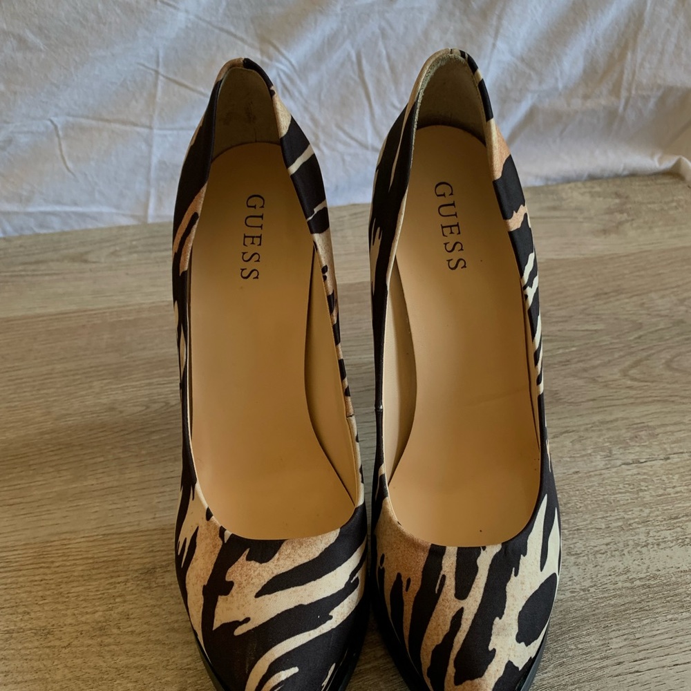 Guess Zebra Print Pumps